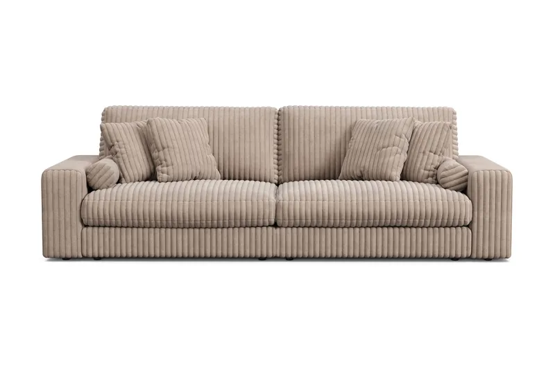 Arken Lyx 4-sits Djup Soffa i Manchester - Greige - Products - Möbler - Soffa - 4 sits soffa
