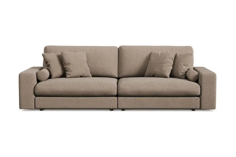 Arken Lyx 4-sits Djup Soffa i Tyg - Brun - Products - Möbler - Soffa - 4 sits soffa