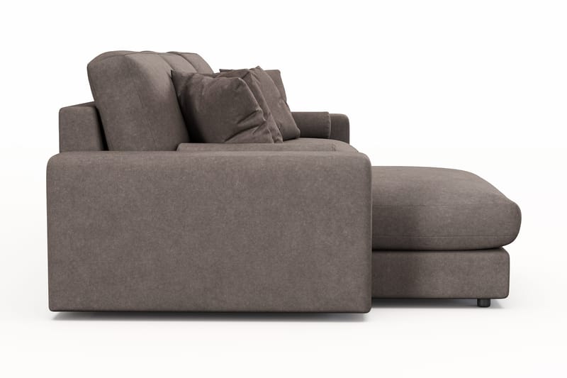 Arken Lyx 5-sits Vändbar L-formad Djup Divansoffa i Tyg - Brun - Products - Möbler - Soffa - Divansoffa & schäslongsoffa
