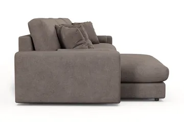 Arken Lyx 6-sits Vändbar L-formad Djup Divansoffa i Tyg - Brun - Products - Möbler - Soffa - Divansoffa & schäslongsoffa