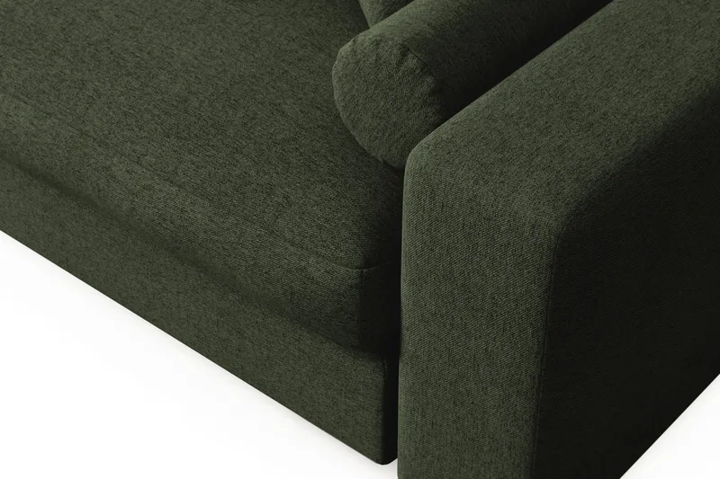 Arken Lyx 6-sits Vändbar L-formad Djup Divansoffa i Tyg - Grön - Products - Möbler - Soffa - Divansoffa & schäslongsoffa