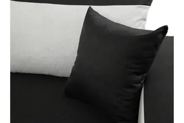 Alvared 3-sits Hörnbäddsoffa Universal - Grå/Röd - Products - Möbler - Soffa - Bäddsoffa - Bäddsoffa divan