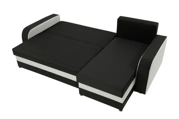 Alvared 3-sits Hörnbäddsoffa Universal - Röd/Grå - Products - Möbler - Soffa - Bäddsoffa - Bäddsoffa divan