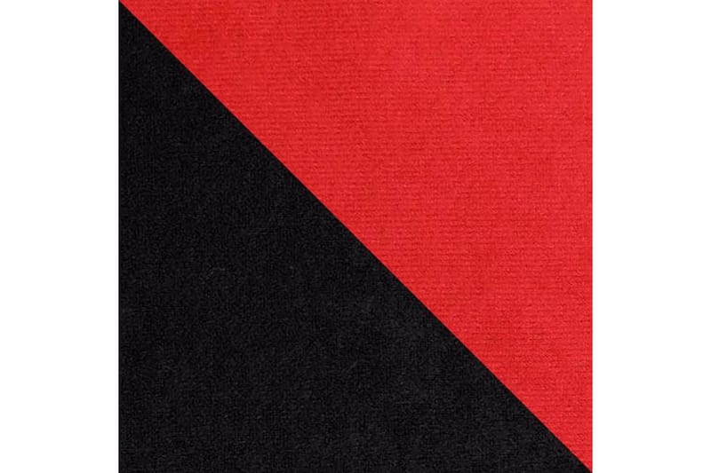 Alvared 4-sits Bäddsoffa med Dubbeldivan med Förvaring - Svart/Röd - Products - Möbler - Soffa - Bäddsoffa - U bäddsoffa