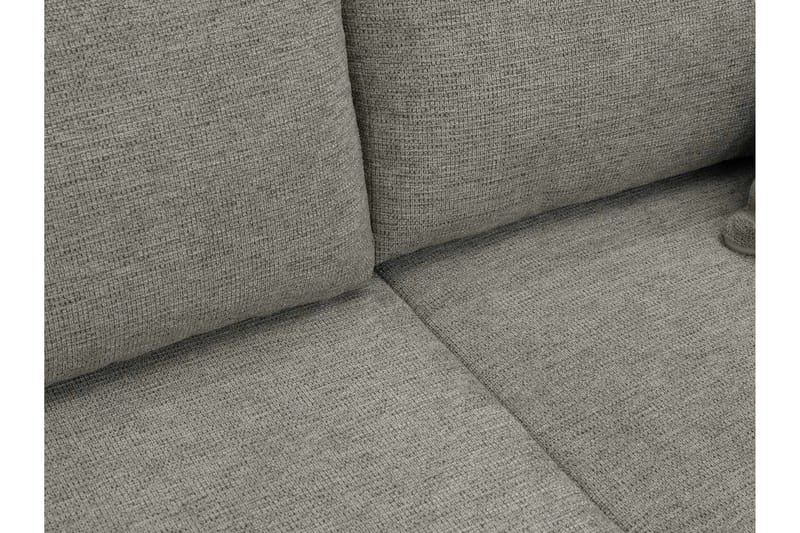 Barile Bäddsoffa Dubbeldivan 4-sits i Plysch - Beige - Products - Möbler - Soffa - Bäddsoffa - U bäddsoffa