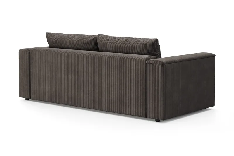 Bergen Djup 3-sits Bäddsoffa med förvaring - Brown - Products - Möbler - Soffa - Bäddsoffa - 3 sits bäddsoffa