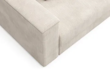 Bergen Djup 3-sits Bäddsoffa med vändbar divan och förvaring - Beige - Products - Möbler - Soffa - Bäddsoffa - Bäddsoffa divan