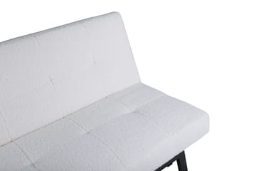 Bodil Bäddsoffa - Vit/Svart - Products - Möbler - Soffa - Bäddsoffa - Bäddsoffa längsbäddad