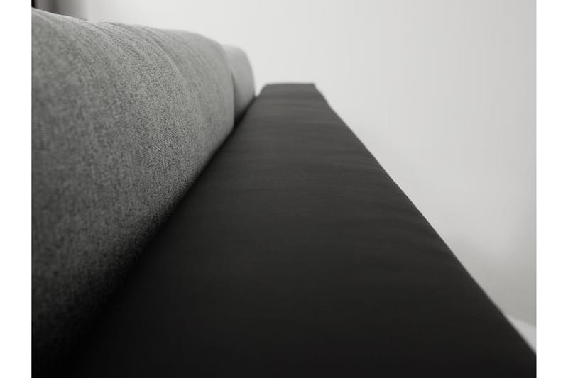 Cerys Bäddsoffa med Divan Vändbar - Svart - Products - Möbler - Soffa - Bäddsoffa - Bäddsoffa längsbäddad