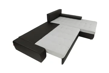 Cerys Hörnsoffa Universal - Svart/Grå - Products - Möbler - Soffa - Bäddsoffa - Bäddsoffa divan