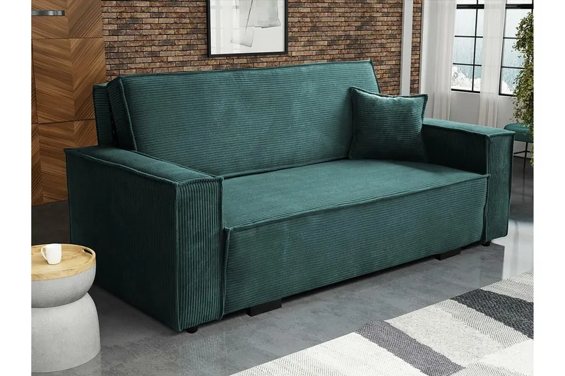Denegal 2-sits Bäddsoffa Dark green - Products - Möbler - Soffa - Bäddsoffa - 2 sits bäddsoffa