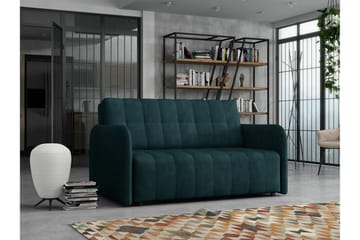 Denegal 2-sits Bäddsoffa Dark Green/Blue - Products - Möbler - Soffa - Bäddsoffa - 2 sits bäddsoffa