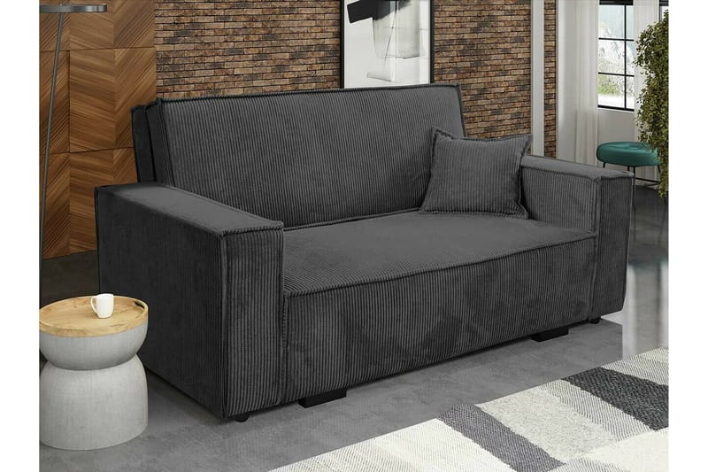 Denegal 2-sits Bäddsoffa Dark grey - Products - Möbler - Soffa - Bäddsoffa - 2 sits bäddsoffa