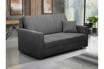 Denegal 2-sits liten bäddsoffa i Manchester - Grå - Products - Möbler - Soffa - Bäddsoffa - 2 sits bäddsoffa