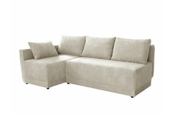 Denegal 3-sits Hörnbäddsoffa beige - Products - Möbler - Soffa - Bäddsoffa - Bäddsoffa divan