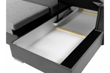 Denegal 3-sits Hörnbäddsoffa Black - Products - Möbler - Soffa - Bäddsoffa - Bäddsoffa divan