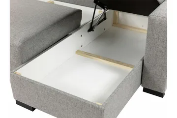 Denegal 3-sits Hörnbäddsoffa - Ljusbrun - Products - Möbler - Soffa - Bäddsoffa - Hörnbäddsoffa