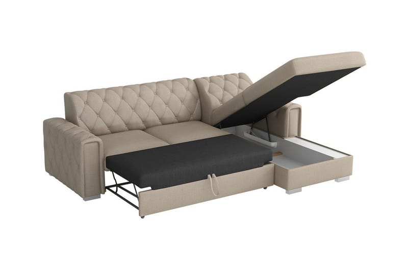 Denegal 3-sits Hörnbäddsoffa - Products - Möbler - Soffa - Bäddsoffa - Hörnbäddsoffa