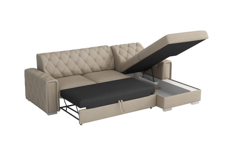 Denegal 3-sits Hörnbäddsoffa - Products - Möbler - Soffa - Bäddsoffa - Hörnbäddsoffa