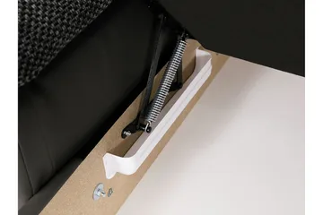 Dynir Hörnbäddsoffa Divan med Förvaring Vänster - Ljusgrå/Vit - Products - Möbler - Soffa - Bäddsoffa - Bäddsoffa längsbäddad