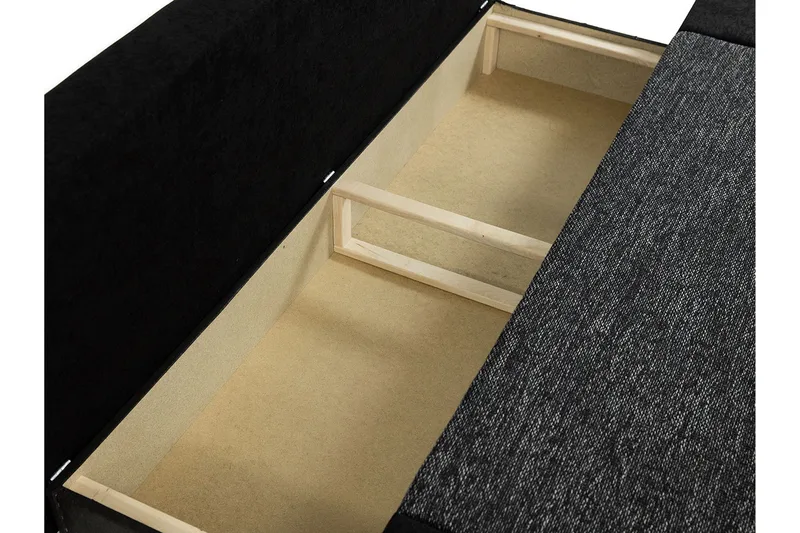 Emma Bäddsoffa 200x94x76 cm - Grå - Products - Möbler - Soffa - Bäddsoffa - Bäddsoffa längsbäddad