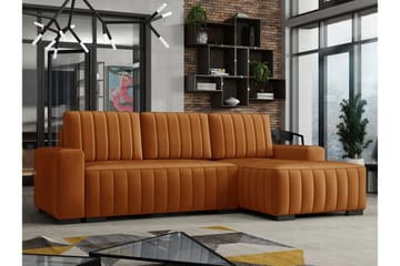 Esher Bäddsoffa Höger - Brun - Products - Möbler - Soffa - Bäddsoffa - Bäddsoffa divan