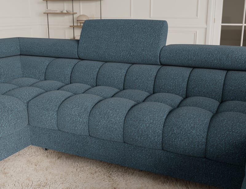 Fectory 6-sits Bubblig Hörnbäddsoffa med Schäslong och förvaring Vänster - Jaffray 40 - Products - Möbler - Soffa - Bäddsoffa - Hörnbäddsoffa