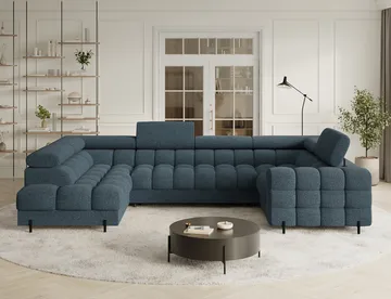 Fectory 6-sits Bubblig Hörnbäddsoffa med Schäslong och förvaring Vänster - Jaffray 40 - Products - Möbler - Soffa - Bäddsoffa - Hörnbäddsoffa