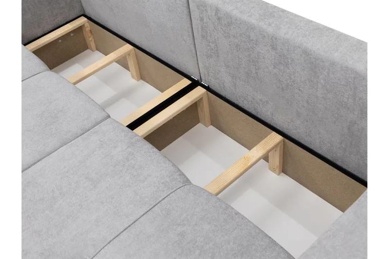 Flo Bäddsoffa 3-sits i Plysch - Gul - Products - Möbler - Soffa - Bäddsoffa - 3 sits bäddsoffa