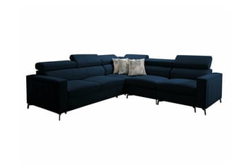 Galbally 4-sits Hörnbäddsoffa Dark blue - Products - Möbler - Soffa - Bäddsoffa - Hörnbäddsoffa