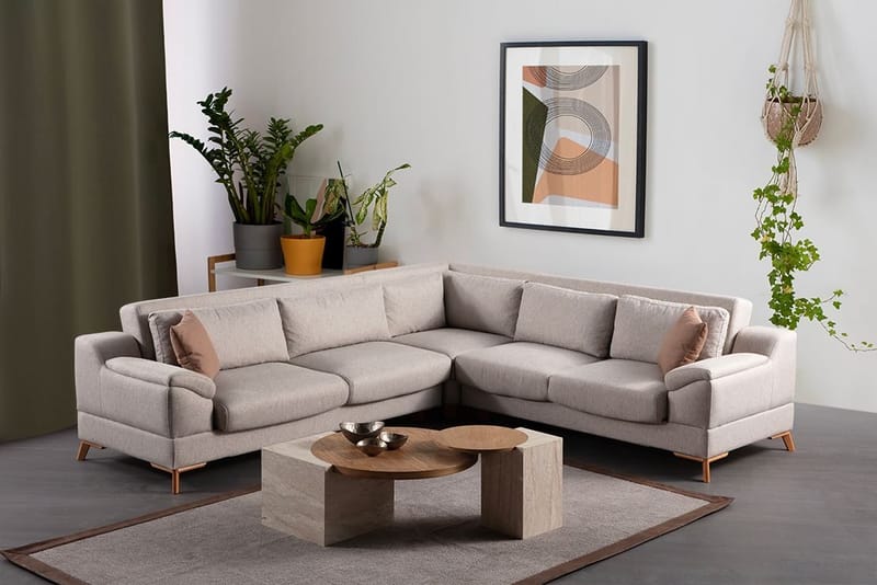 Lepinas 6-sits Hörnsoffa - Products - Möbler - Soffa - Bäddsoffa - Hörnbäddsoffa