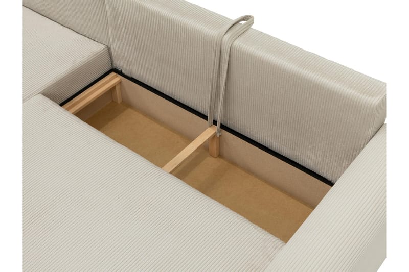 Handda Bäddsoffa m. Divan 3-sits - Beige - Products - Möbler - Soffa - Bäddsoffa - Bäddsoffa divan