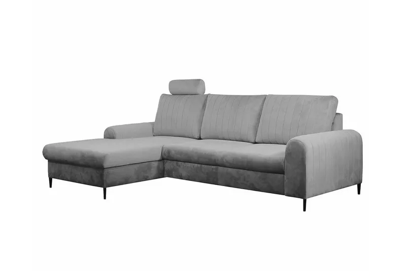 Kintore 3-sits Hörnbäddsoffa Light grey/Dark grey