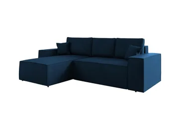 Knocklong 3-sits Hörnbäddsoffa - Blå - Products - Möbler - Soffa - Bäddsoffa - Hörnbäddsoffa