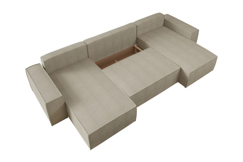 Knocklong 4-sits Hörnbäddsoffa - Blå - Products - Möbler - Soffa - Bäddsoffa - Hörnbäddsoffa