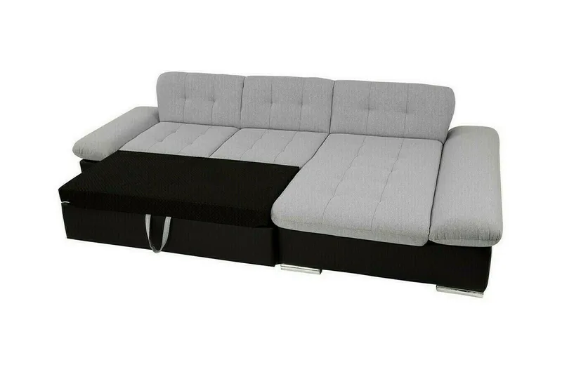 Lomux 3-sits Hörnbäddsoffa White - Products - Möbler - Soffa - Bäddsoffa - Hörnbäddsoffa