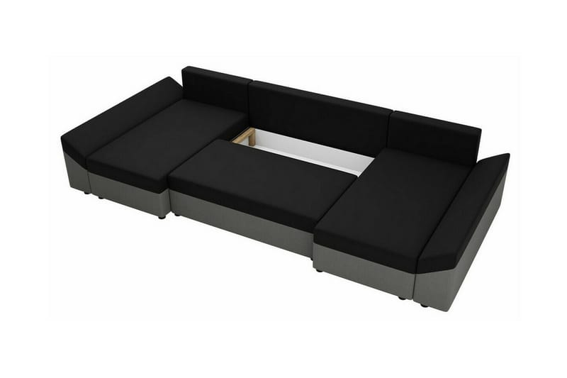 Midfeld 4-sits Hörnbäddsoffa Beige/Light beige - Products - Möbler - Soffa - Bäddsoffa - Bäddsoffa längsbäddad