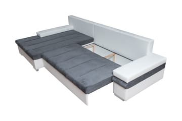 Naoma Bäddsoffa med Divan 4-sits - Marinblå - Products - Möbler - Soffa - Bäddsoffa - Bäddsoffa divan
