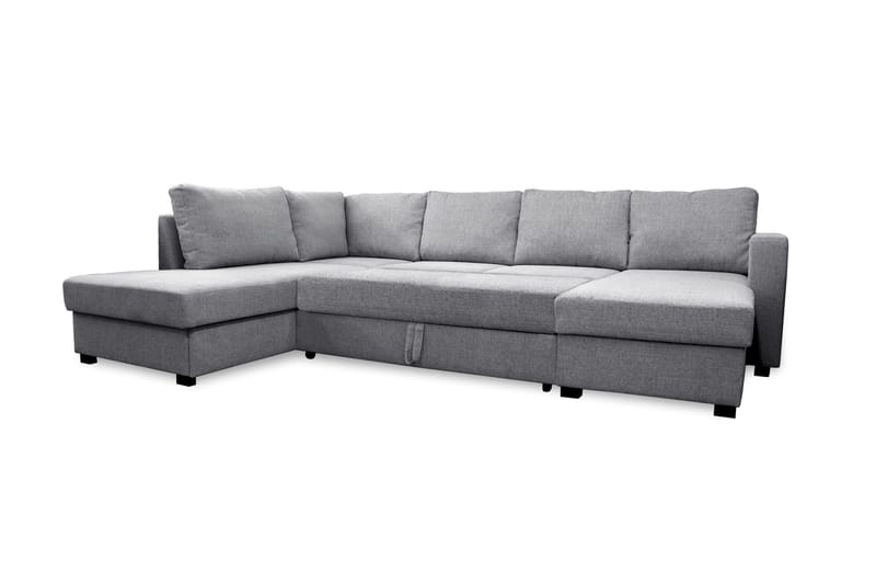 Paris U-Bäddsoffa Vänster - Ljusgrå - Products - Möbler - Soffa - Bäddsoffa - Bäddsoffa divan