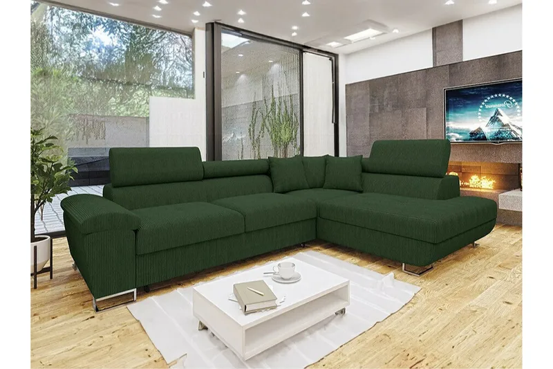 Reginia 3-sits Hörnbäddsoffa - Products - Möbler - Soffa - Bäddsoffa - Hörnbäddsoffa