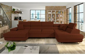 Reginia 4-sits Hörnbäddsoffa - Products - Möbler - Soffa - Bäddsoffa - Hörnbäddsoffa