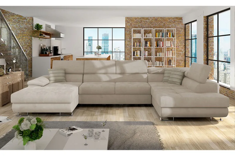 Reginia 6-sits Bäddsoffa - Products - Möbler - Soffa - Bäddsoffa - Bäddsoffa divan