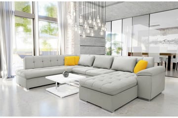 Sakri 5-sits Hörnbäddsoffa Ljusgrå - Products - Möbler - Soffa - Bäddsoffa - Hörnbäddsoffa