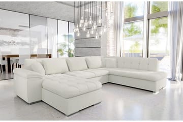Sakri 5-sits Hörnbäddsoffa White - Products - Möbler - Soffa - Bäddsoffa - Bäddsoffa divan
