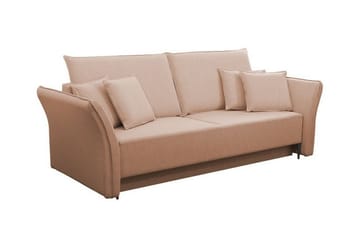 Staffin 3-sits Bäddsoffa Pink/Beige - Products - Möbler - Soffa - Bäddsoffa - 3 sits bäddsoffa