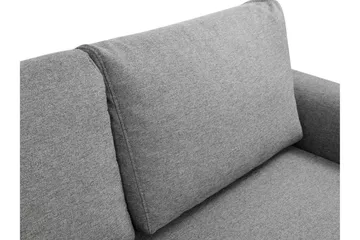 Taberk Bäddsoffa med Divan och Schäslong 4-sits i Bouclé - Rosa - Products - Möbler - Soffa - Bäddsoffa - Bäddsoffa divan