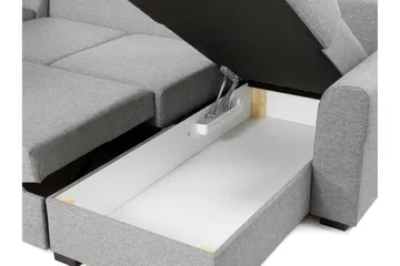 Taberk Bäddsoffa med Divan och Schäslong 5-sits - Gul - Products - Möbler - Soffa - Bäddsoffa - Bäddsoffa divan