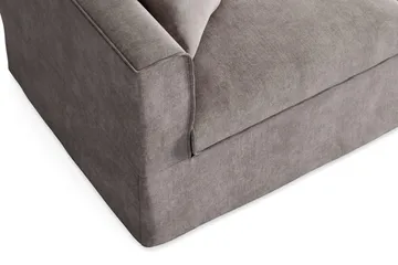 Travstad 3-sits Bäddsoffa i Chenille frammåtbäddad - Grå - Products - Möbler - Soffa - Bäddsoffa - 3 sits bäddsoffa