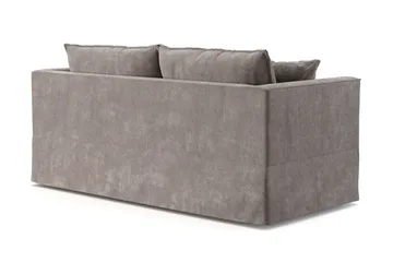 Travstad 3-sits Bäddsoffa i Chenille frammåtbäddad - Grå - Products - Möbler - Soffa - Bäddsoffa - 3 sits bäddsoffa
