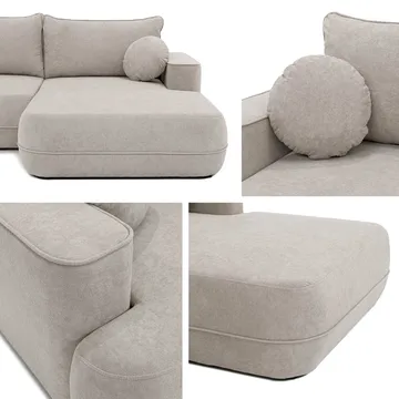 Uppland Bäddsoffa med Divan 3-sits - Grå - Products - Möbler - Soffa - Bäddsoffa - Bäddsoffa divan